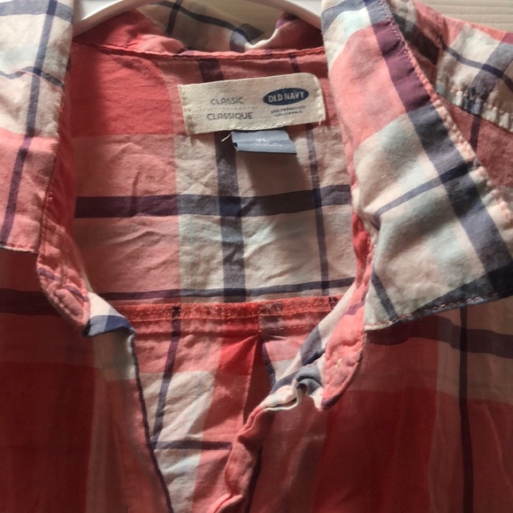 Pink Old Navy Classic Flannel - Picture 3 of 5
